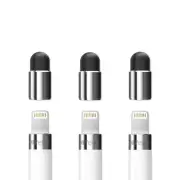 [2 in 1] Compatible with Apple Pencil Cap Replacement/as Stylus for All Touch...