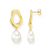 Buy Stud Earrings with Freshwater Pearls in Gold by Thomas Sabo online - THOMAS SABO Australia