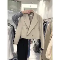 在飛比找ETMall東森購物網優惠-外套女韓版短款修身上衣小西裝