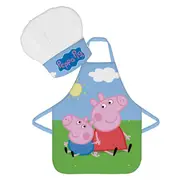 Peppa Pig Field Kids Apron and Chef Hat Set