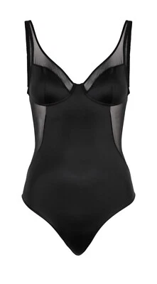$98 SPANX Shaping Satin Thong Bodysuit