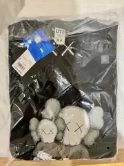 Kaws Uniqlo Sweatshirt Long Sleeve - Black L size