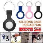 Case For Apple AirTag Keyring Air Tag Protector KeyChain Silicone Carry Cover AU