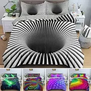 3D Bedding Vortex print Print Duvet Cover Queen King Size Bedding Sets Comforter Cover with 1 print Print Duvet Cover or Coverlet,2 Pillowcases
