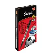 Pack of 12 Sharpie Black Permanent Marker Fine Pens S0810930 Free 24h Delivery
