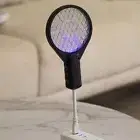 UV Light Fly Bug Zapper USB Mosquito Killing Lamp Insect Racket for Outdoor