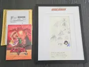 The Legend of Zelda Hand Drawn Game Guides Physical First Print Original Drawing