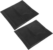 2pcs Wheelchair Cushion Wheelchair Seat Covers Adult Non with Washable Wheelchairs Seat Cushion Elderly Breathable Ergonomic Foam Back Upholstered Pad Butt Oxford Cloth Black