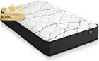 Single Mattress, 16cm Bonnell Foam 6-Coil Spring System, Euro Top, Medium Firm