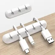 2 Packs Cable Clips Cord Organizer Cable Management Cable Organizers USB Cable Holder Wire Organizer Cord Clips Cord Holder for Desk Car Home and Office (53 Sl