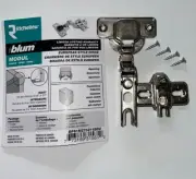 Blum Self-Closing Concealed Cabinet Hinge Nickel Plated 5/8" BP91M27521180U