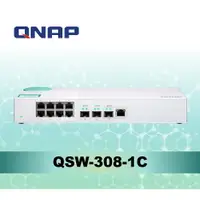 在飛比找樂天市場購物網優惠-QNAP QSW-308-1C 11埠 Multi-Gig 