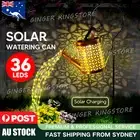 Solar LED Watering Can String Light Outdoor Garden Decoration Waterfall Lamp Art
