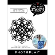 PhotoPlay Say It With Stamps Shape/Shadow Die-Frosty Snowflake 5A002G1Y-1GHHN