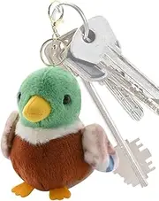 Générique Stuffed Animal Keychain, Mallard Duck Backpack Ornament, Plush Animal Purse Charm, Ideal Present for Kids, 4.3 Inch, Purses, School Bags, Travel Accessories, Multicolored, Se référer au