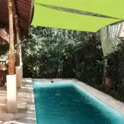 Sun Shade Sail 12x12Ft 97% UV Block Square Canopy Yard Patio Pool Apple Green