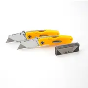 MASTERCRAFT Folding Utility Knife Set w/ 5 Blades - 2 Piece MKUF007