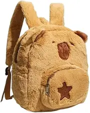 ELAYARD Cute Animal Plush Backpack for Women Hiking Cycling Small Shoulder Bag Plush Backpack for Girls