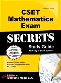 在飛比找三民網路書店優惠-Cset Mathematics Exam Secrets 