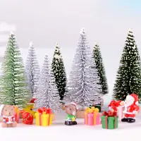 在飛比找松果購物優惠-超萌卡通聖誕樹裝飾擺件為您的園藝微景觀增添可愛氣息 (5折)
