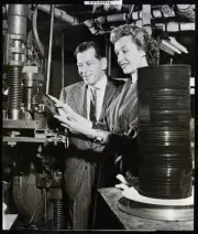Rise Stevens And Emanual Sacks - Rise Stevens and Emanual Sack - 1953 Old Photo
