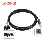 Mini SAS to 4-SATA SFF-8088 Multi-Lane Forward Breakout Internal Cable 1M/2M/3M