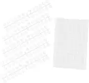 Baluue Nail Display Board Tissues for Nails Color Display Plate Nail Polish Sticks Nail Color Plate Nail Art Sample Display Nail Display Card Sticks Nail Color Cards Display Board Plastic
