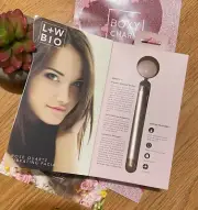 L+W Bio PHOENIX - Rose Quartz Vibrating Facial Roller. BNIB. Free Shipping