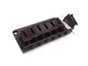 True Custom Shop® Black Hardtail Bridge for Modern Fender Strat or Telecaster