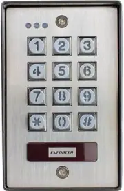 Seco Larm SK 1123 SPQ Vandal Resistant Outdoor Access Control Keypad with Reader