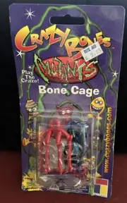 Crazy Bones Mutants Bone Cage - 1999 Toy Craze Glow in Dark