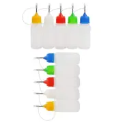 10pcs Squeezable Dropper Bottles Glue Applicator Precision Tip Applicator