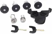 Complete Lock Set Ignition Switch Left Right Door Lock Trunk Lock, for Ford, Transit MK7 2006-2014 6C1AV22050XB 4874508 4874507 Car Door Lock Latch