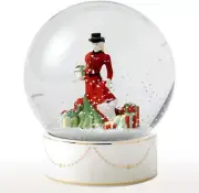 Royal Doulton 'Christmas Gifts' Snow Globe Pretty Ladies HN5524 Limited Edt New