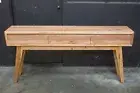 Anglesea 2 Console Table - Made in Australia - Solid Messmate Timber