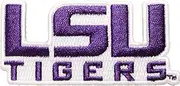 Official Louisiana State 'LSU Tigers' Logo Iron On Embroidered NCAA Jersey Patch