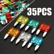 Car Mini Micro Blade Fuse 5 7.5 10 15 20 25 30Amp Auto Interior Accessories Kits