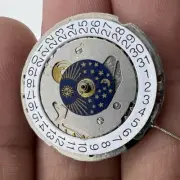 Swiss Made ISA 1198 Quartz Movement Moon Phase Star Watch Repair Part