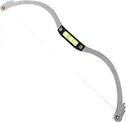 HAPINARY Eyebrow Positioning Ruler with Built Level Multifunctional Brow Mapping Tool for Accurate Shaping Easy Operation User Friendly Metal Stencil for Effortless