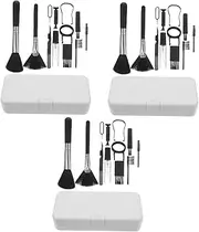 3 Sets Cleaning Tool Set Laptop Cleaner Cleanser Touchscreen Cleaners Computer Corner Gap Duster Headset Cleaning Tools Touchscreen Laptops Abs Cell Phone Keyboard