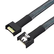 Cable Matters MCIO x4 38-Pin Cable (MCIO Cable) - 2.8 ft / 0.85m, Support PCIe Gen5, SFF-TA-1016 Mini Cooledge IO Cable
