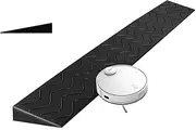 Portable Threshold Ramp for Doorways, Non-Slip Rubber Wheelchair Ramp 1" 2" 3" 4 Inch Rise Home Step Mat Cuttable Shed Ramp for Driveways Curb Garage Entrance(Black,Height 9CM/3.54IN)