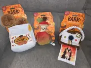 Barkbox Autumn Tail dog toys Apple Doughnuts Polaroid Camera Crinkle Squeaky 3