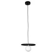 Fiorentino Portobello Small Pleated Decorative Disk 1L Pendant Light 250mm