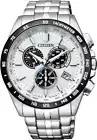 Citizen CB5874-90A Collection Eco-Drive Chronograph Atomic Radio Watch White NEW