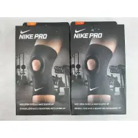 在飛比找蝦皮購物優惠-NIKE PRO 開洞式護膝套2.0 調整式 護具 適合亞洲