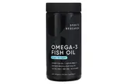 2x (Double Pack) Sports Research Omega-3 Alaskan Fish Oil Triple Strength EPA DHA - 1,250mg, 180 Softgels