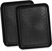 minkissy 2 Pcs Boot Tray Durable Plastic Drip Trays for Entryway Indoor Use Easy to Clean Shoe Mat with Enhanced Stability Versatile for Mud Water for