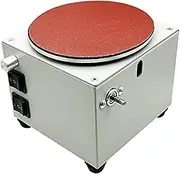 Disc Grinding Machine Small Electric Sandpaper Adhesive 6 Inch Aluminum Plate With 20PCS Sandpaper for Jewelry, Wood, Amber, Metal, Jade(Set 2 Single motor)