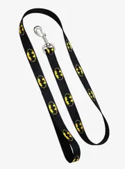 DC Comics Batman Symbol Pet Leash By Buckle Down - 48 Inch - New, With Tags